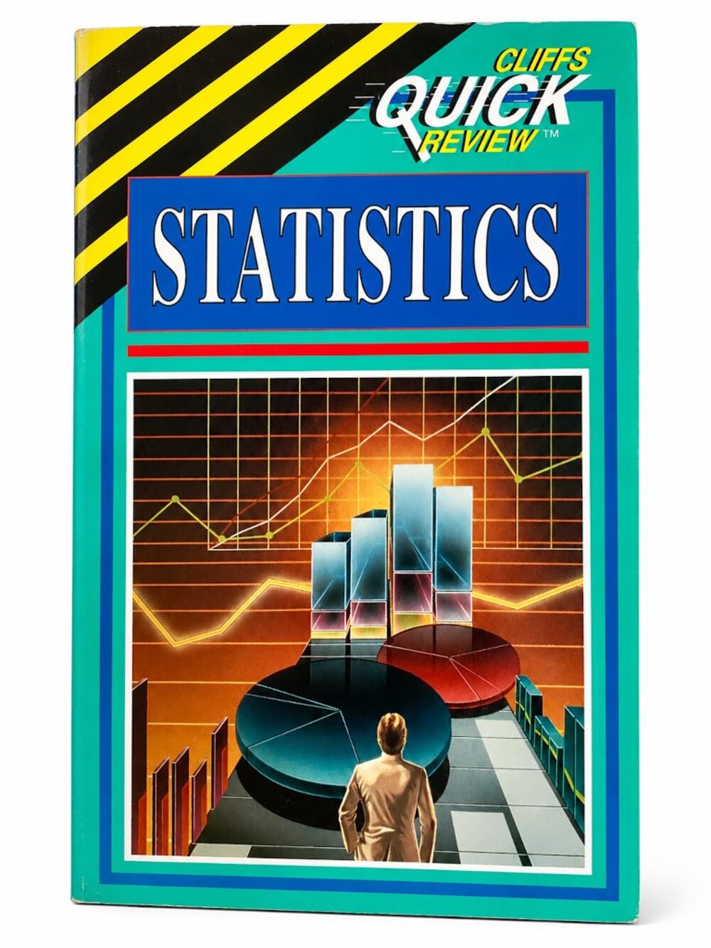 Cliffs Quick Review Statistics Paperback Study Guide Cliff Notes ISBN 0822053497